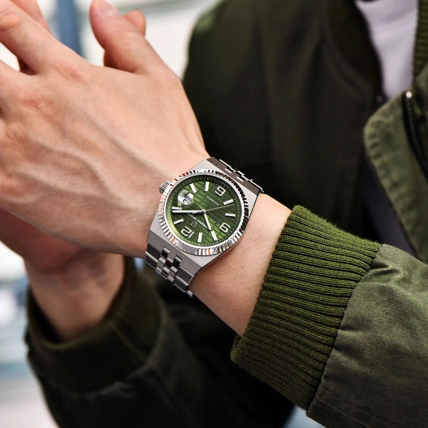 PAGANI DESIGN 3D Rhombus Dial Watches Luxury Automatic Watch Men Stainless steel Mechanical Wristwatch For Gift Box 2025 New