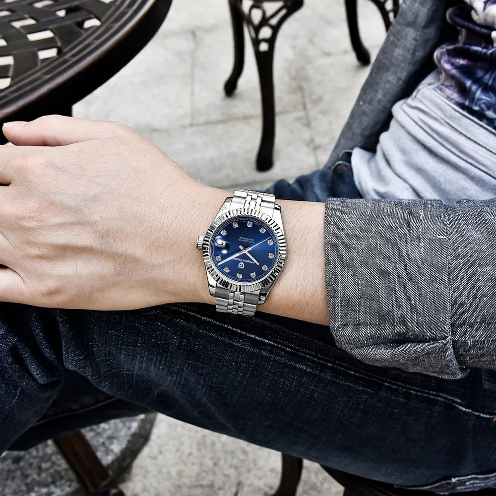 2025 New PAGANI DESIGN PD-1645 V3 Men's Mechanical Watches Business Sapphire Glass Automatic 42MM Stainless Steel Watch for Men