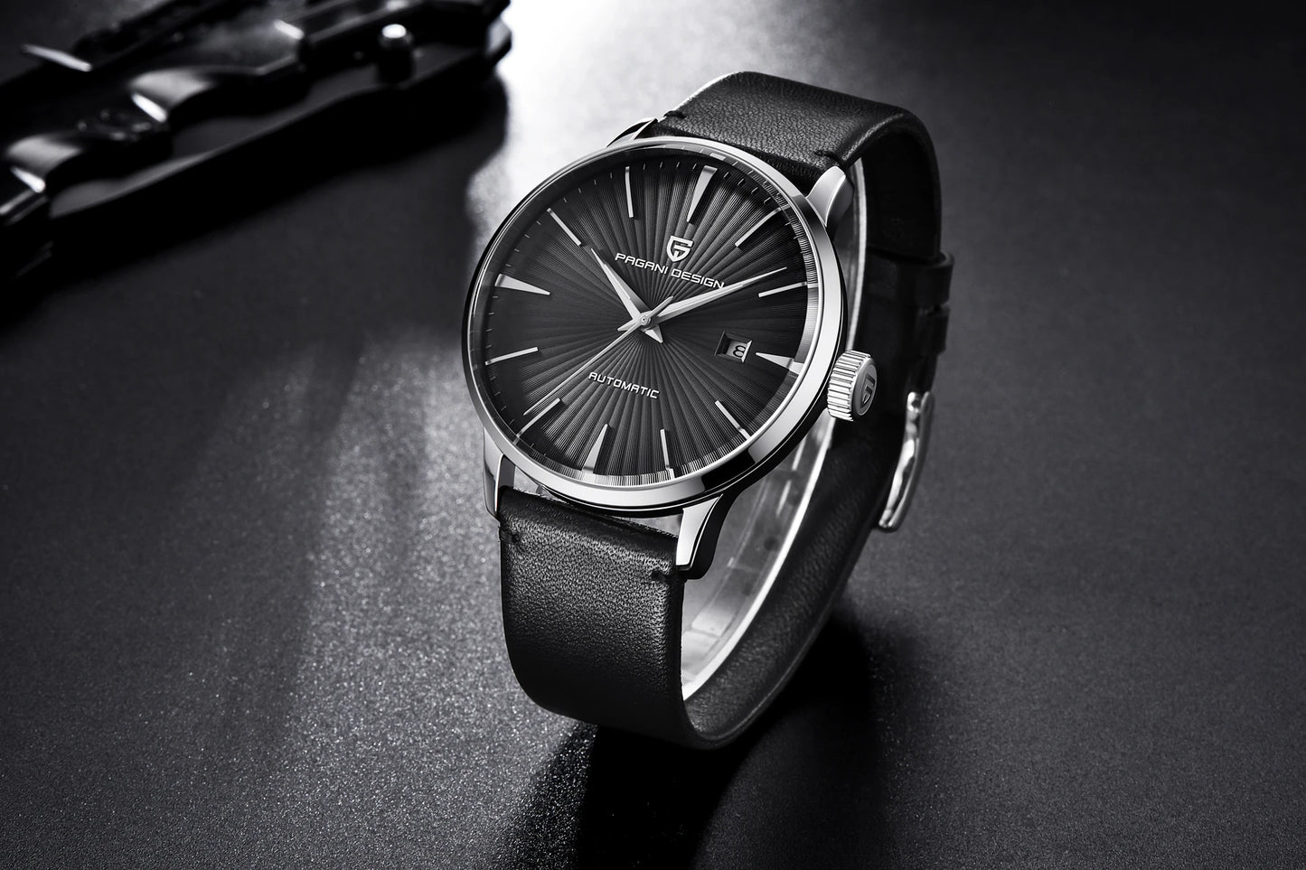 PAGANI DESIGN watch men's luxury retro mechanical watch men's watch gift box leather stainless steel waterproof case men's watch