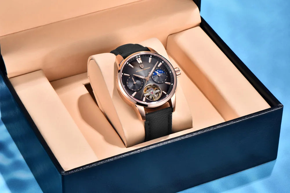 PAGANI DESIGN Men's Watch 2025 New Mechanical Watches For Man Luxury Sapphire Mirror Automatic Wristwatch Sport Waterproof Clock