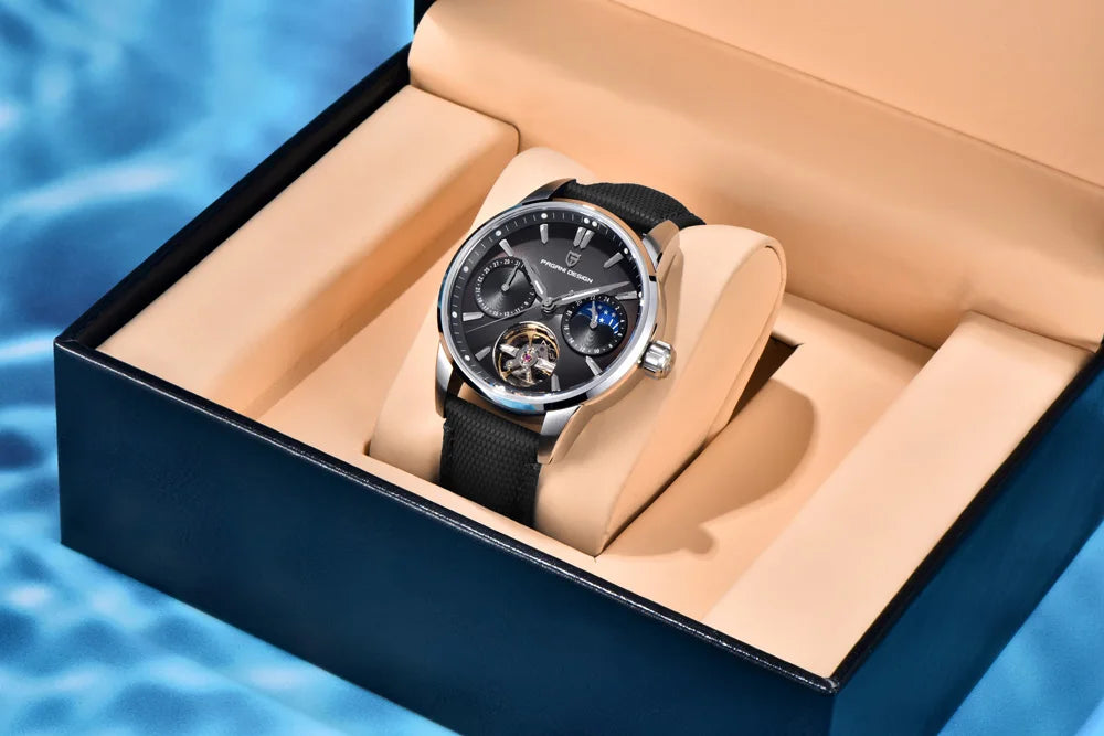 PAGANI DESIGN Men's Watch 2025 New Mechanical Watches For Man Luxury Sapphire Mirror Automatic Wristwatch Sport Waterproof Clock