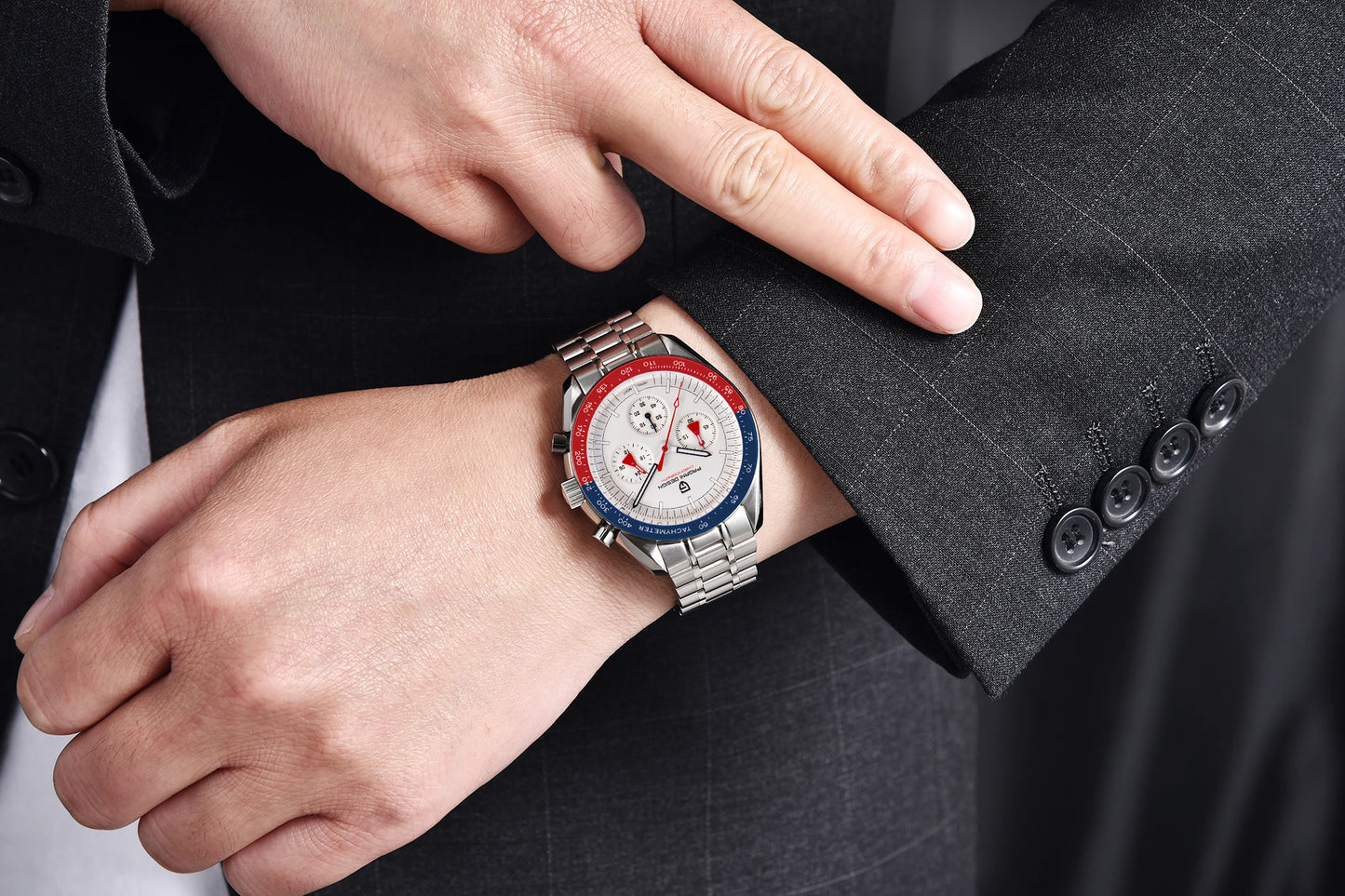 PAGANI DESIGN 2025 Men's Watches Luxury Quartz Watch For Man Chronograph AR Sapphire Mirror Auto Date Wrist Watches Reloj Hombre