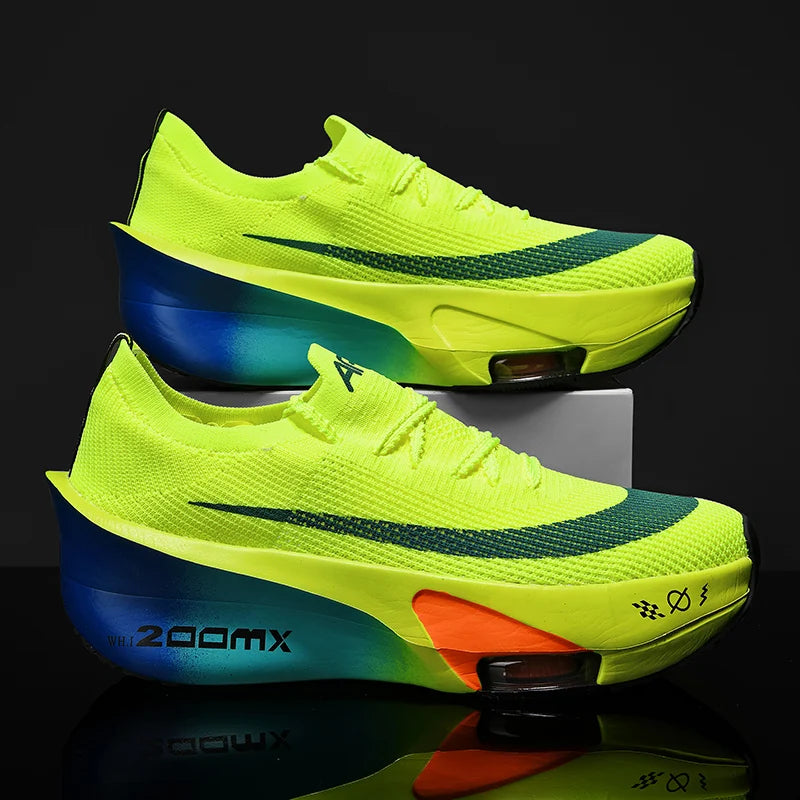 Casual Sneakers Air Cushion Running Shoes Jogging Marathon Men Sports Breathable Lightweight Comfortable Nonskid Leisure Sneaker
