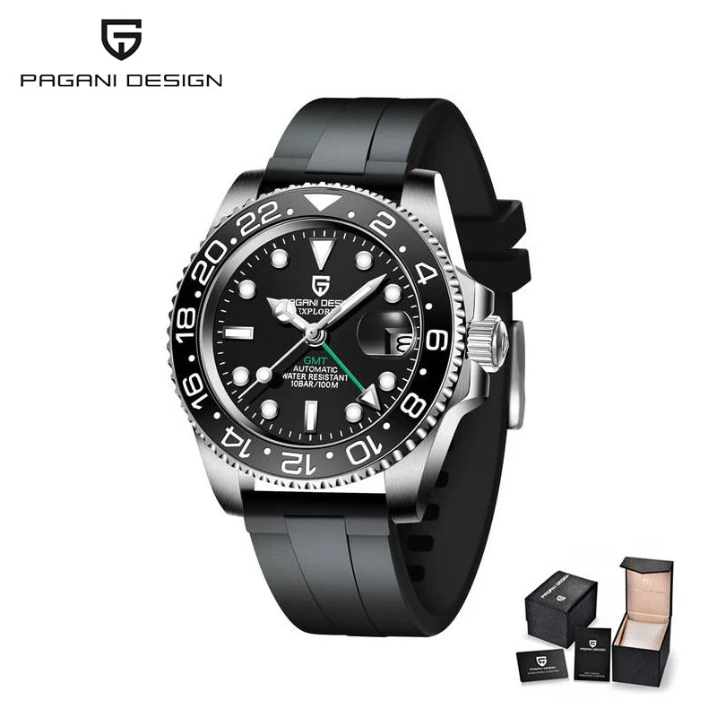 PAGANI DESIGN Men Watch Original Automatic Mechanical Watch For Man Scale Waterproof Luminous StainlessSteel watch Reloj PD-1662