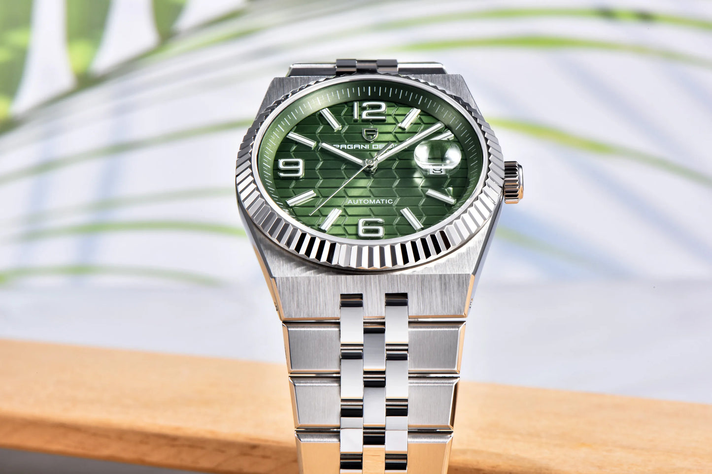 PAGANI DESIGN 3D Rhombus Dial Watches Luxury Automatic Watch Men Stainless steel Mechanical Wristwatch For Gift Box 2025 New