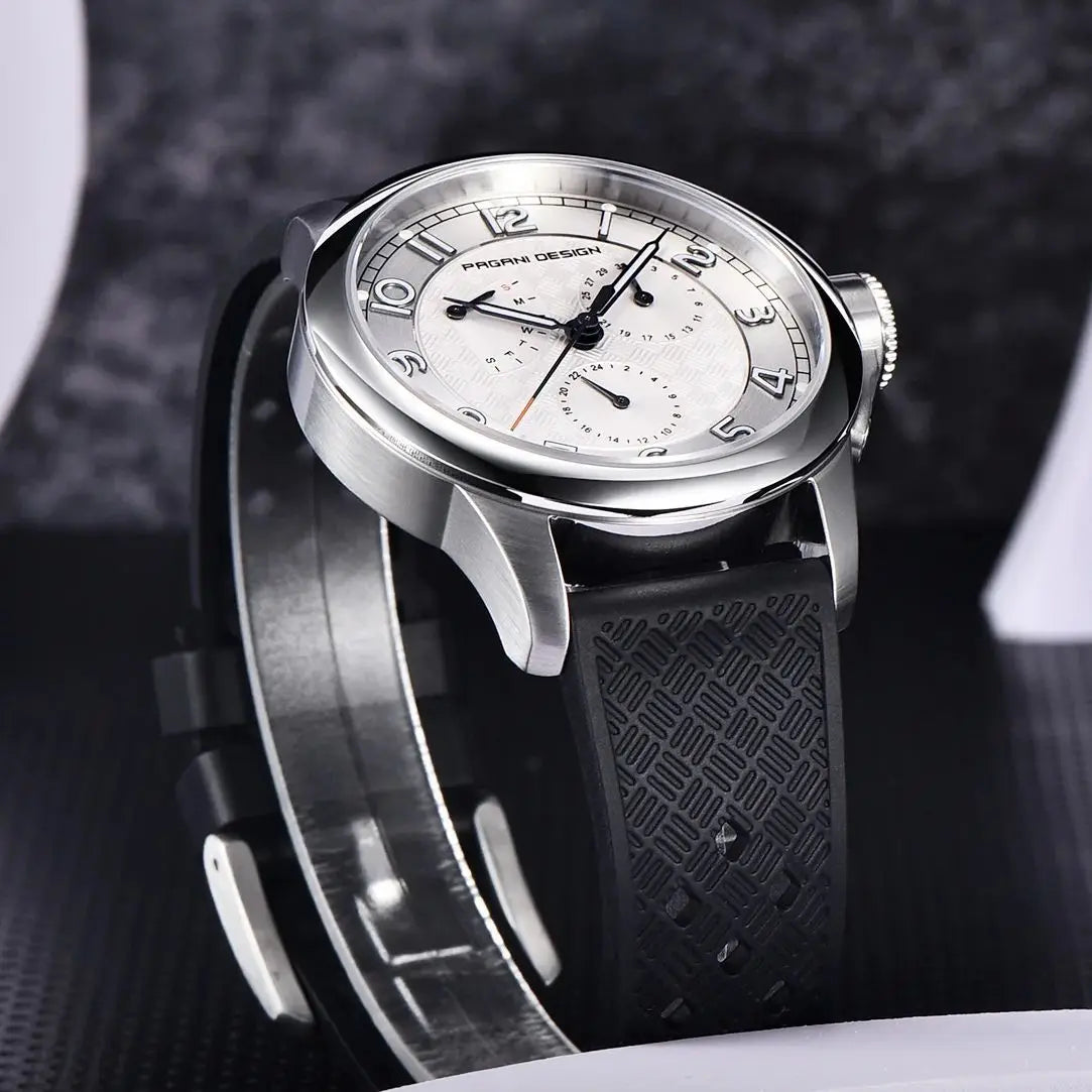 PAGANI DESIGN 2024 New Men's Watches Luxury Quartz Watch Men Multifunction Date Wrist watch Men Sapphire crystal Japan VH88 Movt