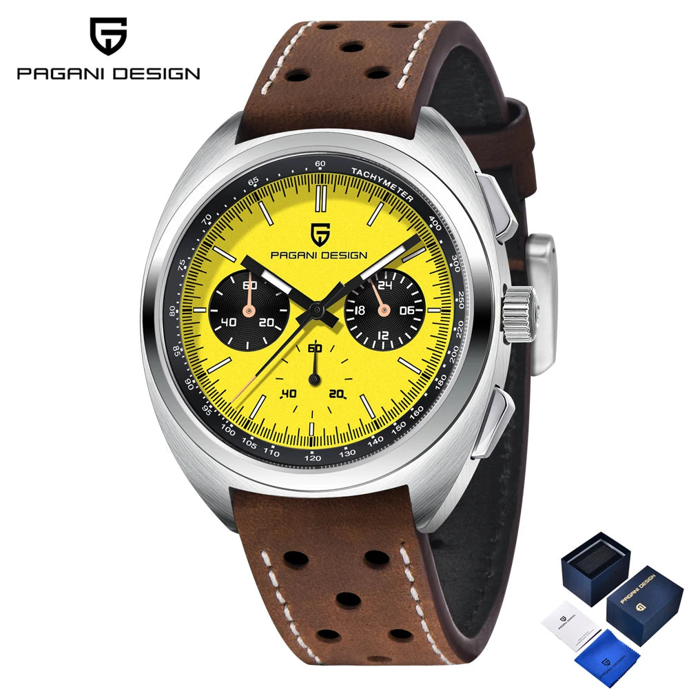 2025 New PAGANI DESIGN Men's Watches Top Luxury Quartz Wristwatch Chronograph Watch For Men AR Sapphire Waterproof Luminous Gift
