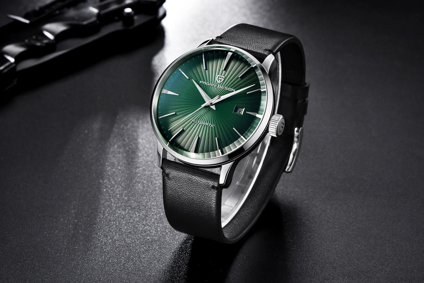 PAGANI DESIGN watch men's luxury retro mechanical watch men's watch gift box leather stainless steel waterproof case men's watch