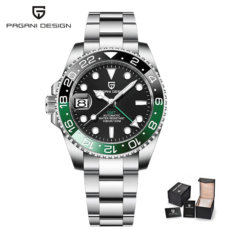 PAGANI DESIGN Men Watch Original Automatic Mechanical Watch For Man Scale Waterproof Luminous StainlessSteel watch Reloj PD-1662