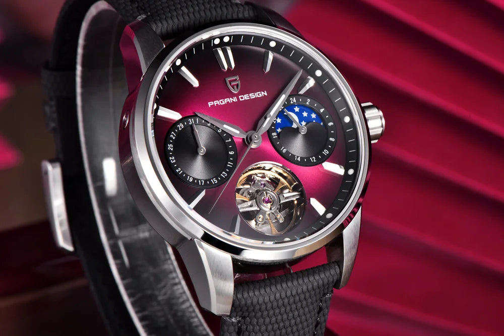 PAGANI DESIGN Men's Watch 2025 New Mechanical Watches For Man Luxury Sapphire Mirror Automatic Wristwatch Sport Waterproof Clock