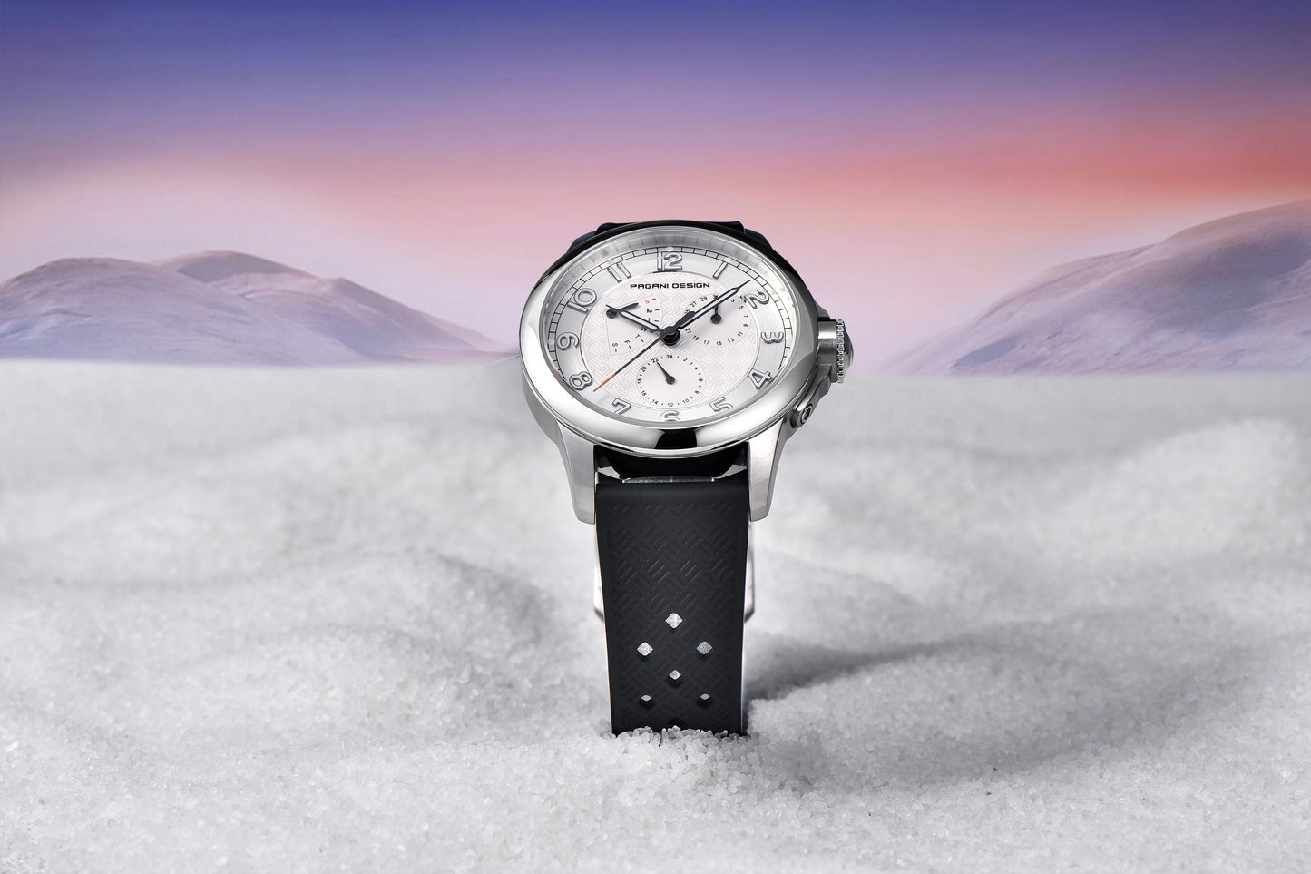 PAGANI DESIGN 2024 New Men's Quartz Watches VH88 Multifunction Stainless Steel Sapphire Business Sport Clock Watch for Men