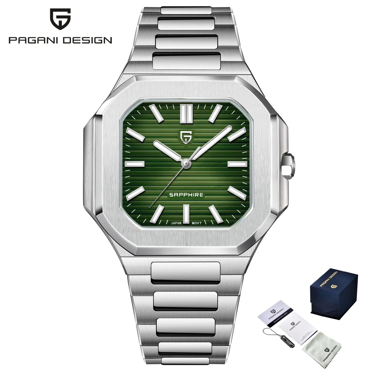 PAGANI DESIGN 2025 Men's Luxury Watch Mechanical Chronograph Quartz Movement Stainless Steel Waterproof Sapphire Crystal