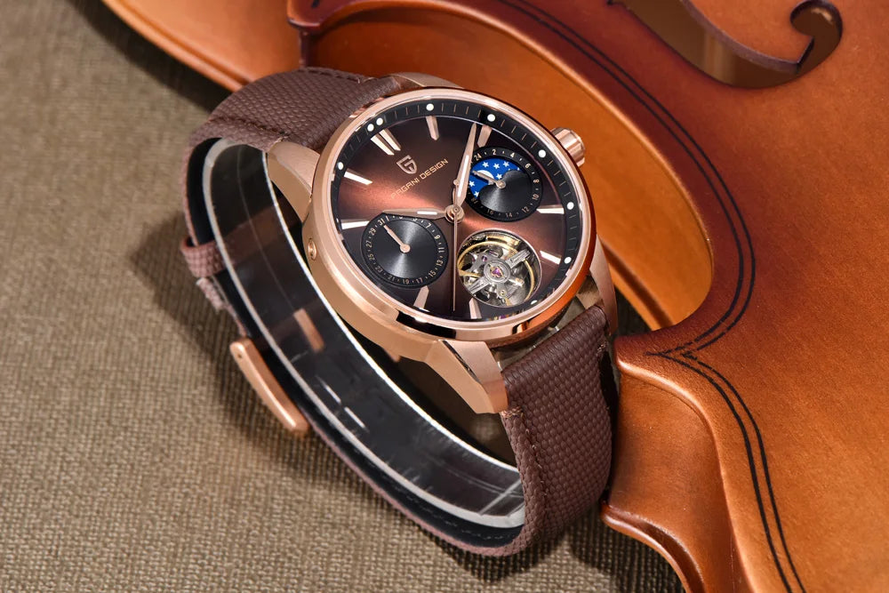 PAGANI DESIGN Men's Watch 2025 New Mechanical Watches For Man Luxury Sapphire Mirror Automatic Wristwatch Sport Waterproof Clock