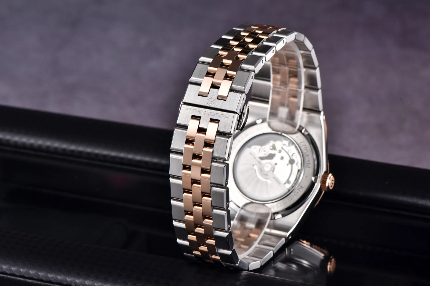 PAGANI DESIGN 3D Rhombus Dial Watches Luxury Automatic Watch Men Stainless steel Mechanical Wristwatch For Gift Box 2025 New