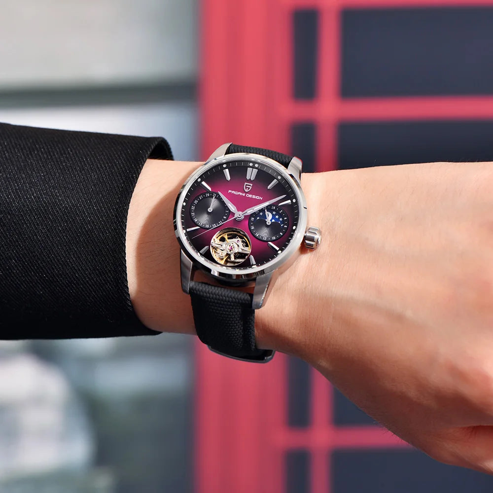 PAGANI DESIGN Men's Watch 2025 New Mechanical Watches For Man Luxury Sapphire Mirror Automatic Wristwatch Sport Waterproof Clock