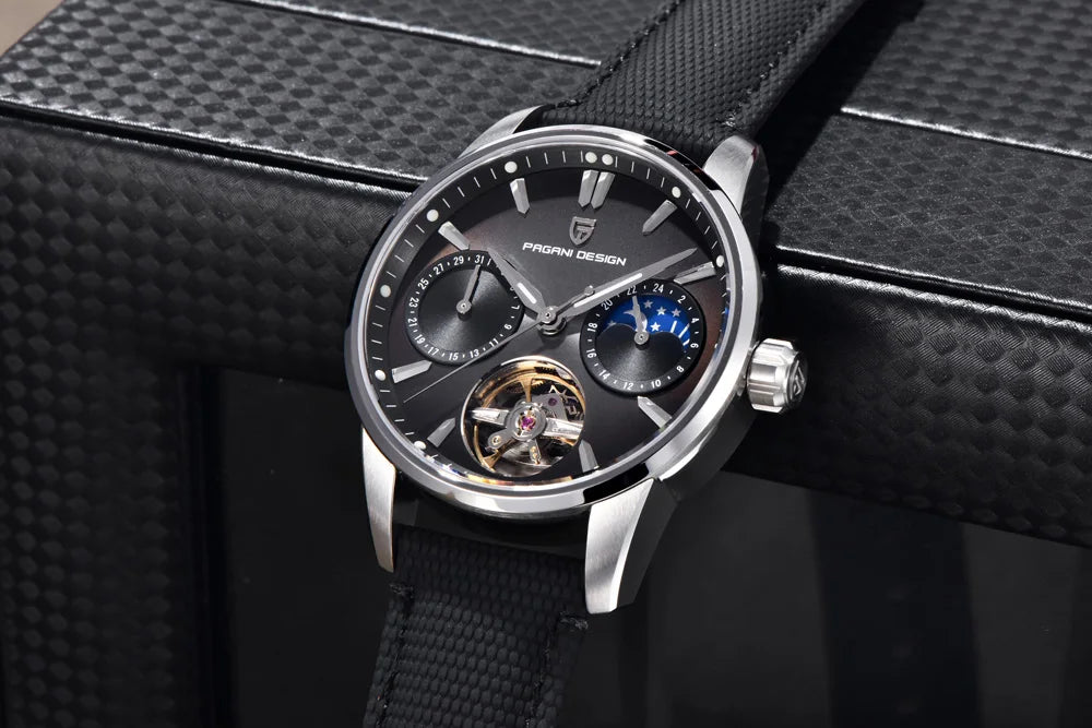 PAGANI DESIGN Men's Watch 2025 New Mechanical Watches For Man Luxury Sapphire Mirror Automatic Wristwatch Sport Waterproof Clock
