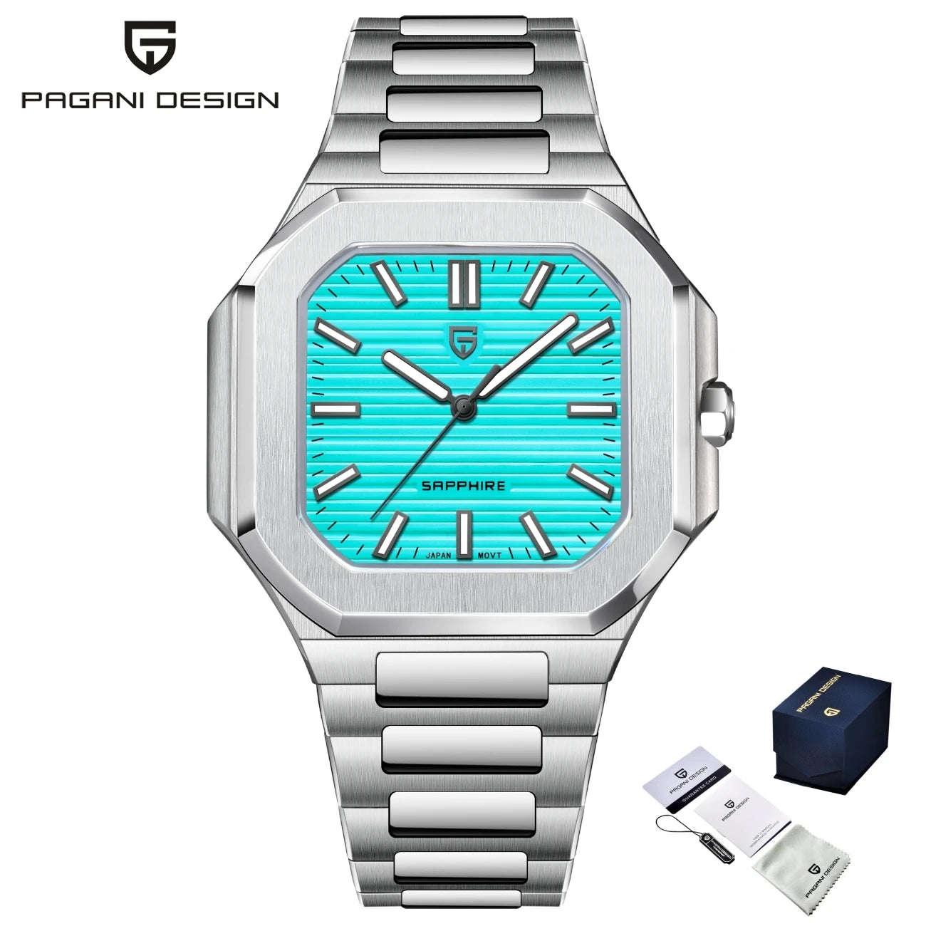 PAGANI DESIGN 2025 Men's Luxury Watch Mechanical Chronograph Quartz Movement Stainless Steel Waterproof Sapphire Crystal