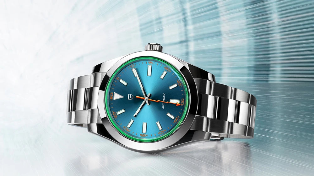 PAGANI DESIGN Men's Watches Luxury Automatic Watch for Men Green Glass Mechanical Watches AR Sapphire glass Wristwatch Men 2025