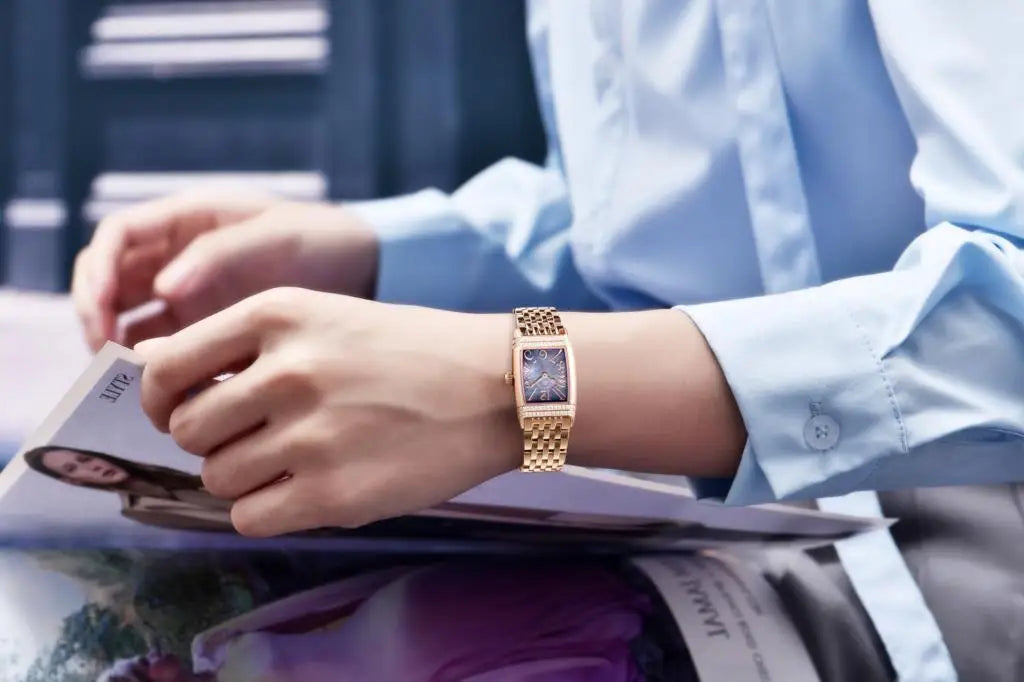 PAGANI DESIGN Women's Quartz Watch Luxury Fashion Sapphire Stainless Steel Waterproof Clock Bracelet Relogio Feminino PD1737