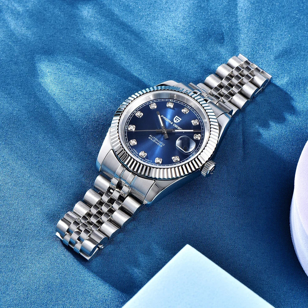 2025 New PAGANI DESIGN PD-1645 V3 Men's Mechanical Watches Business Sapphire Glass Automatic 42MM Stainless Steel Watch for Men