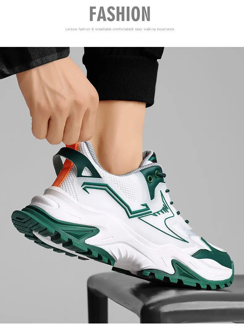 Men Sneakers Breathable Running Shoes 2025 Men Comfortable Black Casual Sneakers Outdoor Fashion Casual Shoes Zapatos De Mujer