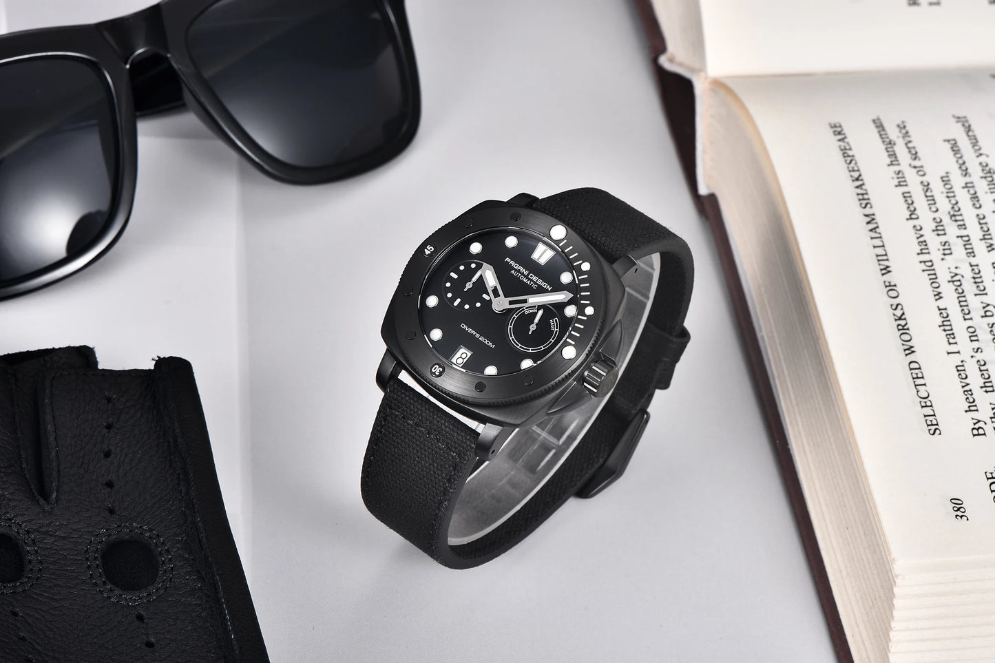 PAGANI DESIGN Mechanical Wristwatches Brand CAL.2C10 watches Sapphire Glass AR coating 200M Waterproof Chrono Clock reloj hombre