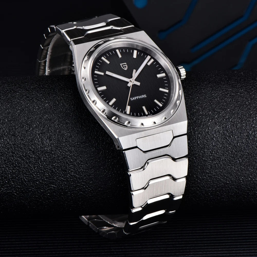 PAGANI DESIGN 2025 New Thin 7mm Fashion Men's Quartz Watch 10Bar Waterproof Stainless Steel Sapphire C3 Upgrade V2 reloj hombre