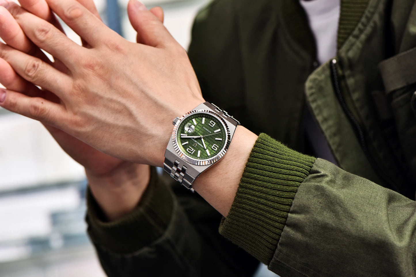 PAGANI DESIGN 3D Rhombus Dial Watches Luxury Automatic Watch Men Stainless steel Mechanical Wristwatch For Gift Box 2025 New