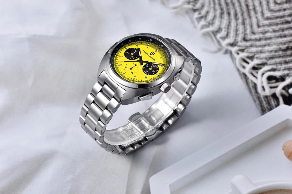 2025 New PAGANI DESIGN Men's Watches Top Luxury Quartz Wristwatch Chronograph Watch For Men AR Sapphire Waterproof Luminous Gift