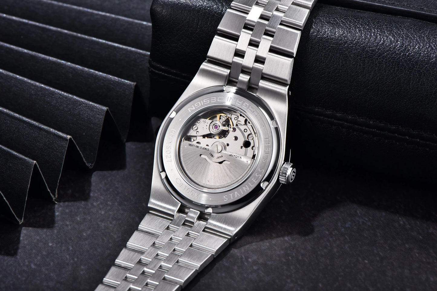 PAGANI DESIGN 3D Rhombus Dial Watches Luxury Automatic Watch Men Stainless steel Mechanical Wristwatch For Gift Box 2025 New