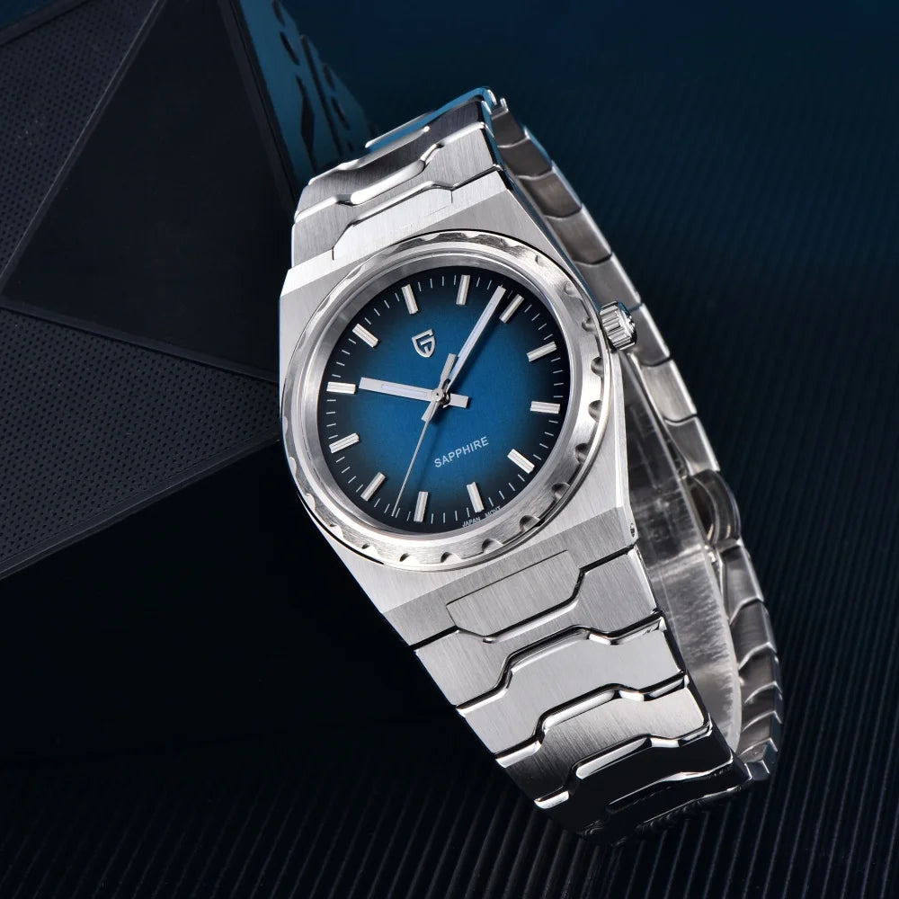 PAGANI DESIGN 2025 New Thin 7mm Fashion Men's Quartz Watch 10Bar Waterproof Stainless Steel Sapphire C3 Upgrade V2 reloj hombre