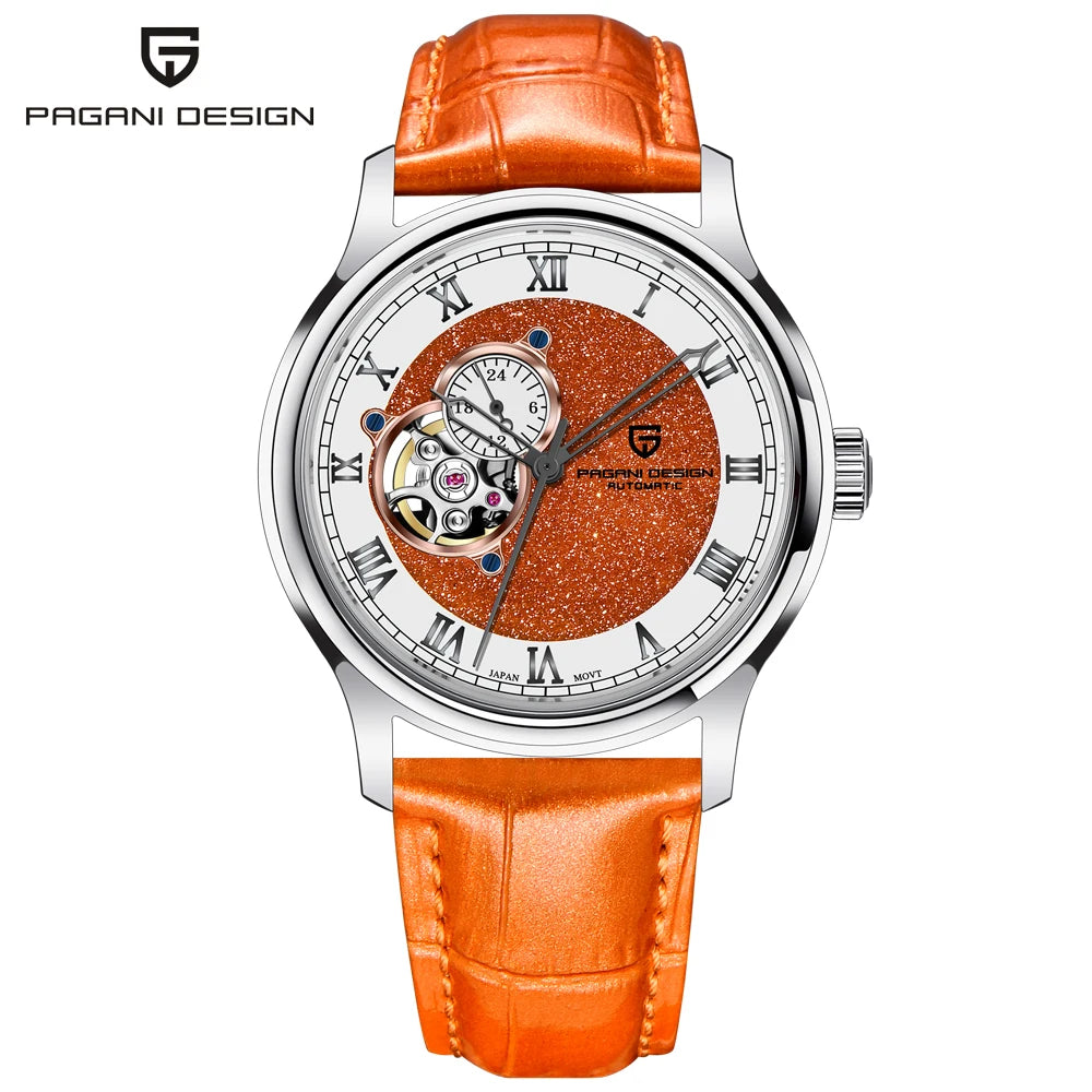 PAGANI DESIGN Tourbillon Men's Mechanical Watches Top Luxury Automatic Watch For Men NH35 Wristwatch Gift AR Sapphire Waterproof