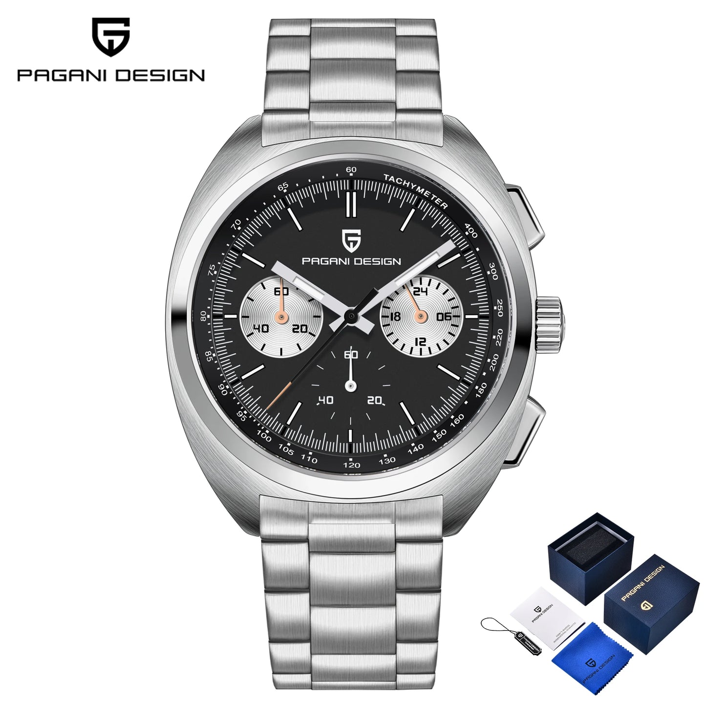PAGANI DESIGN Men's Watch Luxury Quartz Watches For Man Top Sapphire Mirror Sports Waterproof Wristwatch Clock Gift Box 2025 New