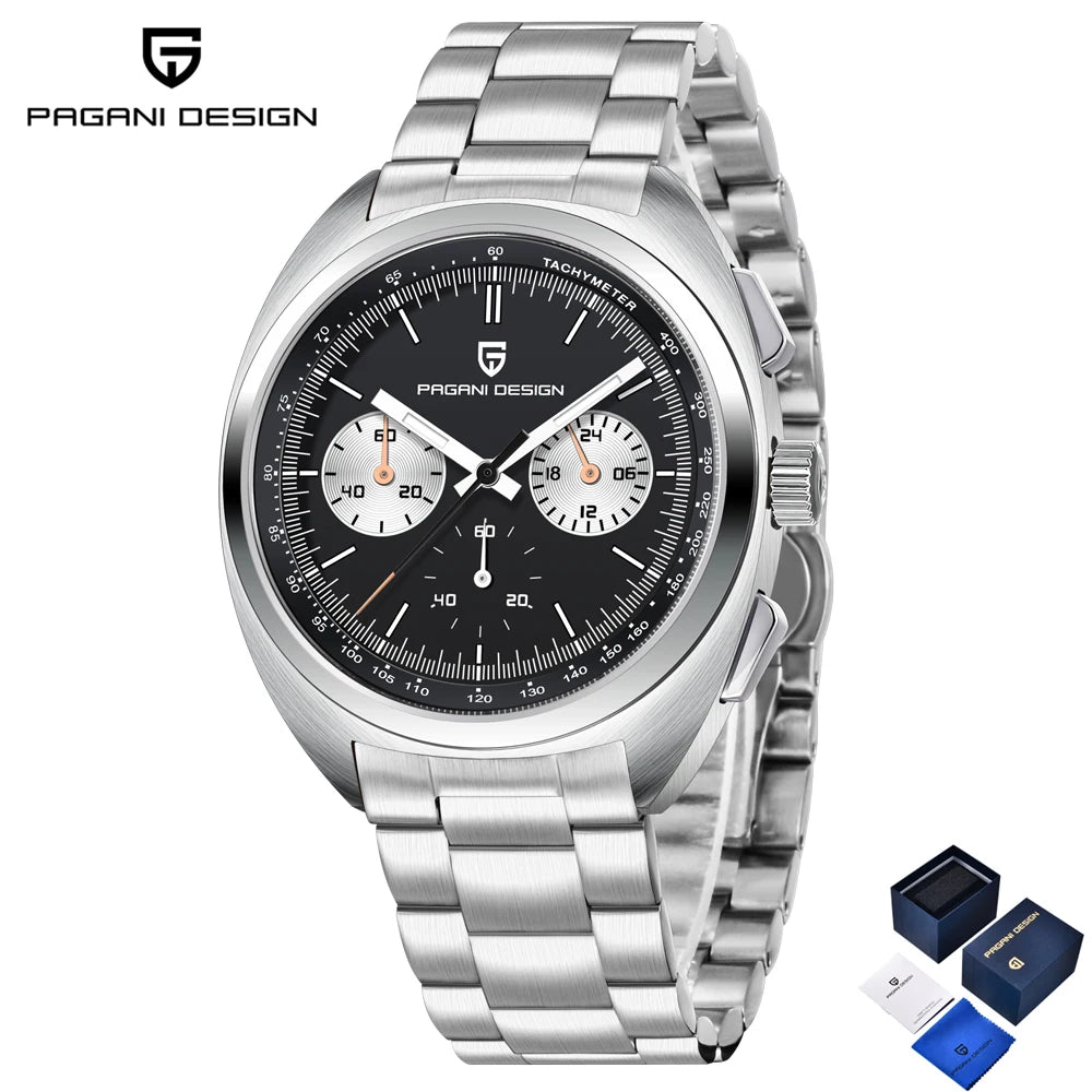 2025 New PAGANI DESIGN Men's Watches Top Luxury Quartz Wristwatch Chronograph Watch For Men AR Sapphire Waterproof Luminous Gift