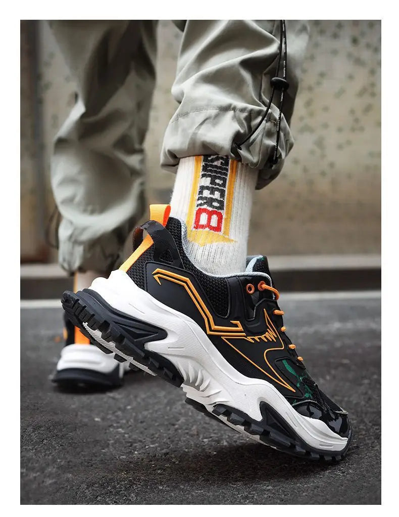 Men Sneakers Breathable Running Shoes 2025 Men Comfortable Black Casual Sneakers Outdoor Fashion Casual Shoes Zapatos De Mujer