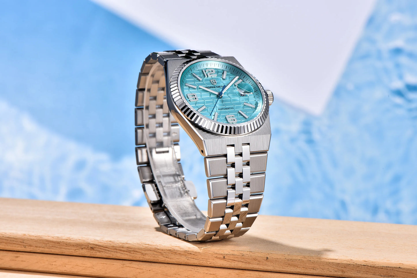 PAGANI DESIGN 3D Rhombus Dial Watches Luxury Automatic Watch Men Stainless steel Mechanical Wristwatch For Gift Box 2025 New