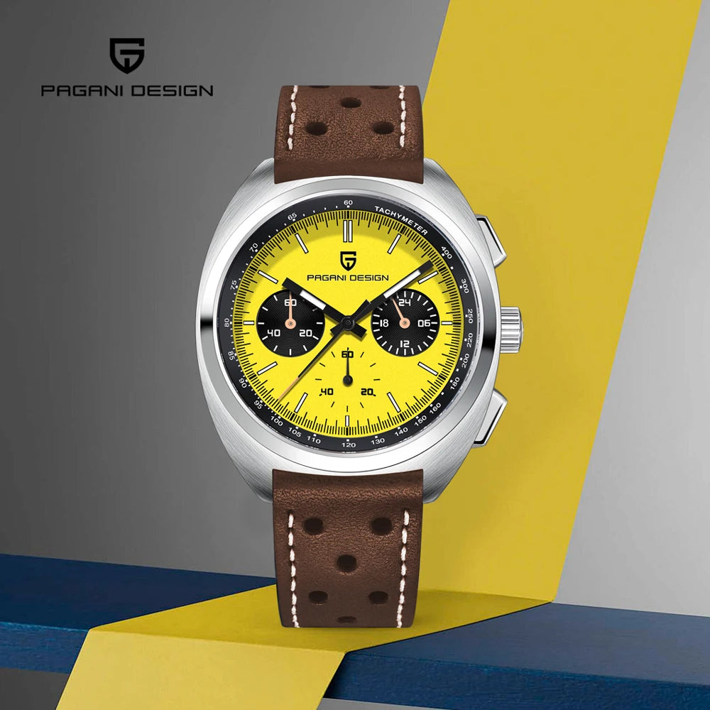2025 New PAGANI DESIGN Men's Watches Top Luxury Quartz Wristwatch Chronograph Watch For Men AR Sapphire Waterproof Luminous Gift