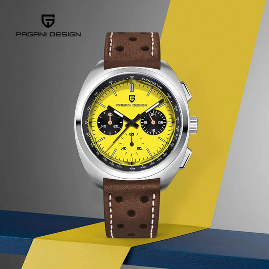 2025 New PAGANI DESIGN Men's Watches Top Luxury Quartz Wristwatch Chronograph Watch For Men AR Sapphire Waterproof Luminous Gift