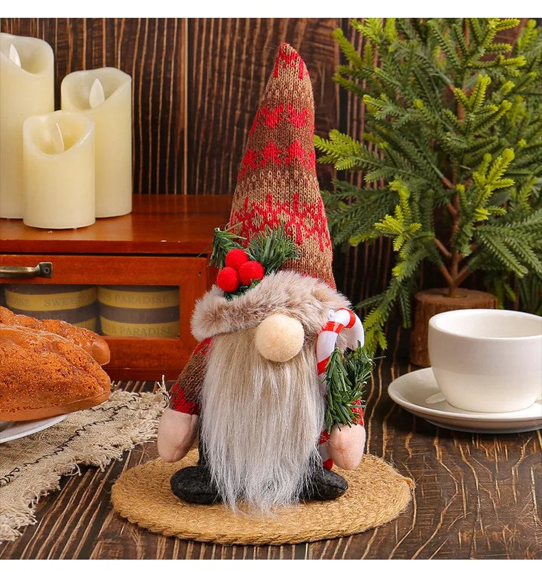 Christmas Gnomes Faceless Doll Decoration Tabletop Decoration Merry Christmas Elf Decoration Home Indoor Christmas Decorations