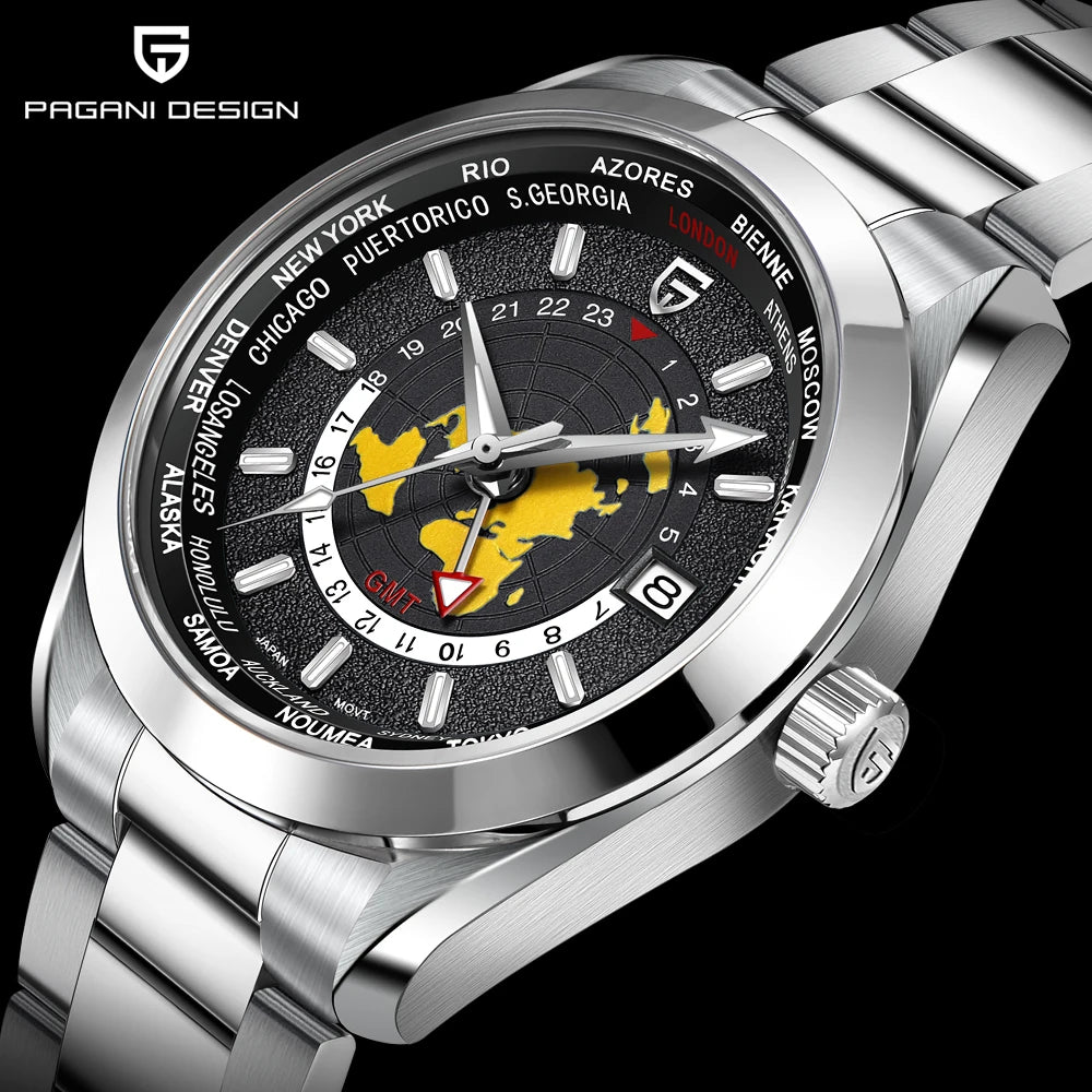 PAGANI DESIGN men's Watch 1788 Light Luxury Mechanical Watch Men's gift Box NH34A Movement Sapphire glass Waterproof Men's Watch