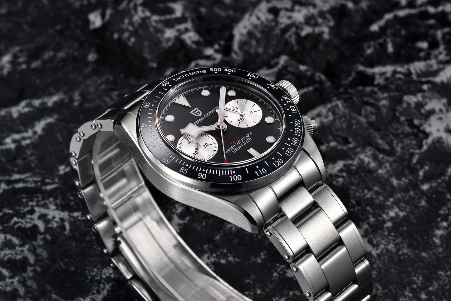 PAGANI DESIGN 2024 New BB Panda Retro Sport Chronograph Luxury Quartz Watch For Men Sapphire mirror 10Bar Waterproof Wrist Watch