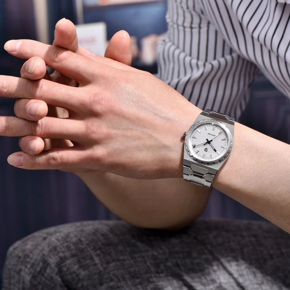 PAGANI DESIGN 2025 New Thin 7mm Fashion Men's Quartz Watch 10Bar Waterproof Stainless Steel Sapphire C3 Upgrade V2 reloj hombre