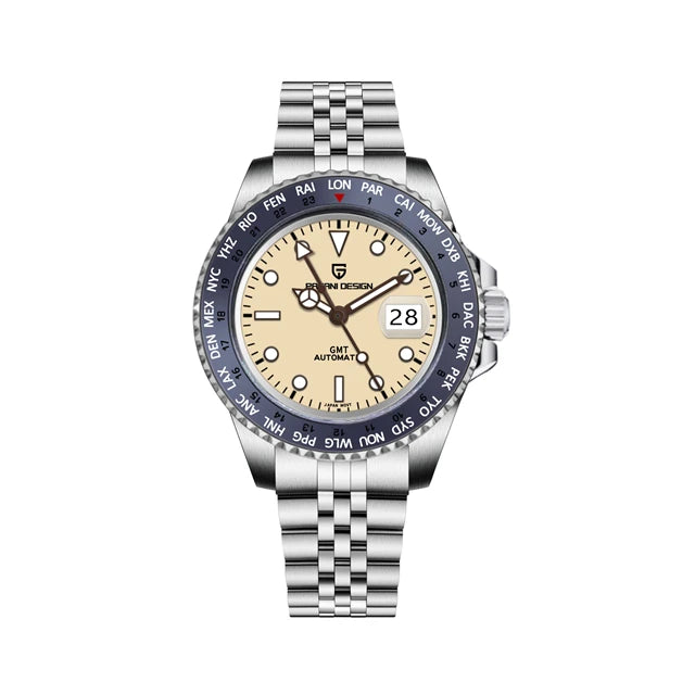 PAGANI DESIGN V4 40MM GMT NH34 Luxury Men's Watches Top Fashion Automatic Mechanical Watches for Men Sapphire Waterproof Clock