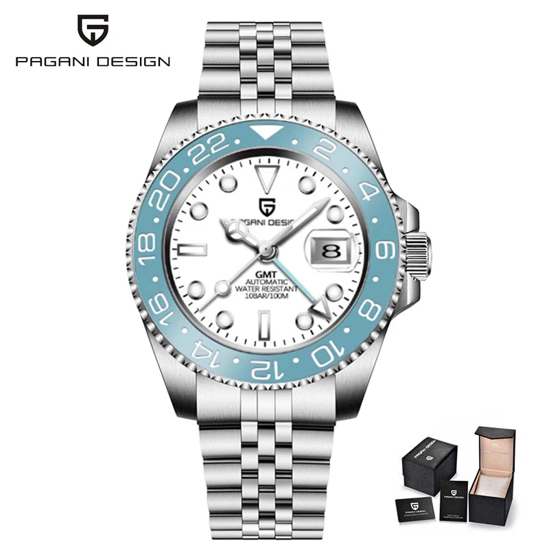 PAGANI DESIGN Men Watch Original Automatic Mechanical Watch For Man Scale Waterproof Luminous StainlessSteel watch Reloj PD-1662