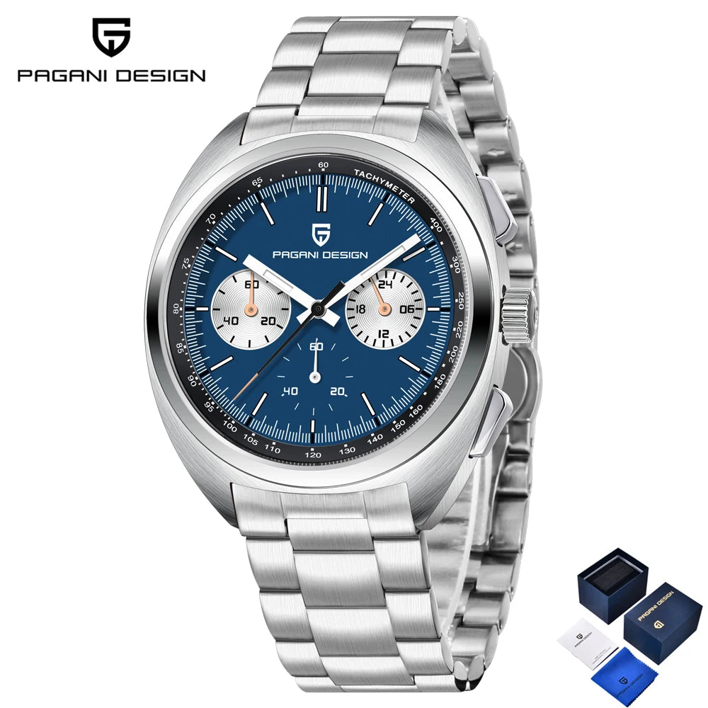 2025 New PAGANI DESIGN Men's Watches Top Luxury Quartz Wristwatch Chronograph Watch For Men AR Sapphire Waterproof Luminous Gift