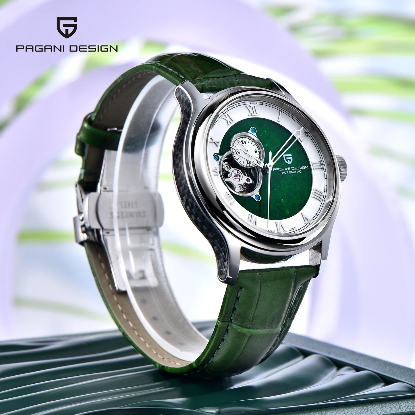 PAGANI DESIGN Tourbillon Men's Mechanical Watches Top Luxury Automatic Watch For Men NH35 Wristwatch Gift AR Sapphire Waterproof