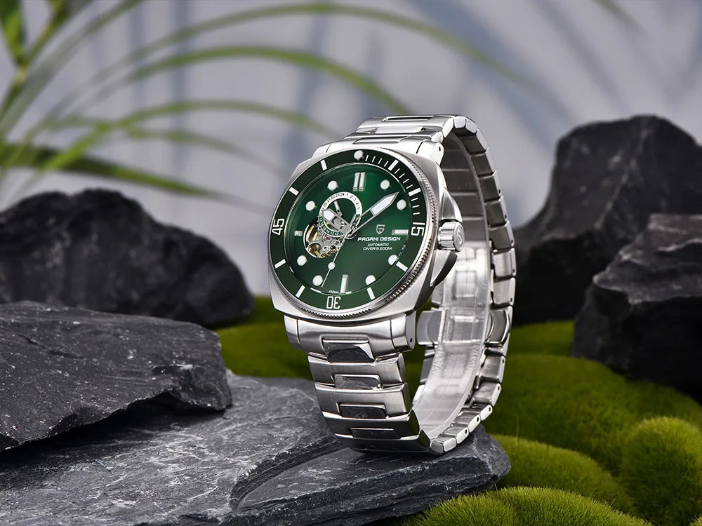 2025 Pagani design top Business Men's Mechanical Watch Luxury Sapphire NH39 stainless steel automatic Men's Watch 20BAR gift box