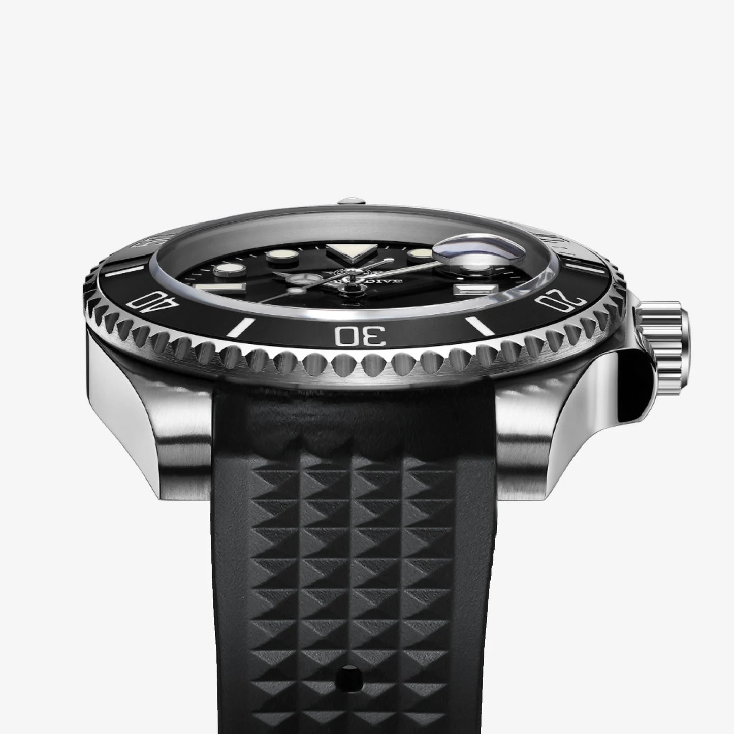 ADDIESDIVE MY-H3-2 Men's Dive Quartz Watch 41mm Fashion Stainless Steel Wristwatch 200M Calendar Display Luminous Watches ForMen