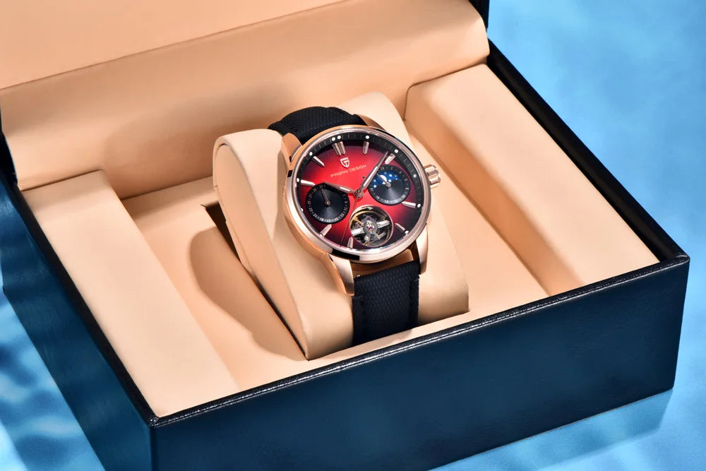 PAGANI DESIGN Men's Watch 2025 New Mechanical Watches For Man Luxury Sapphire Mirror Automatic Wristwatch Sport Waterproof Clock