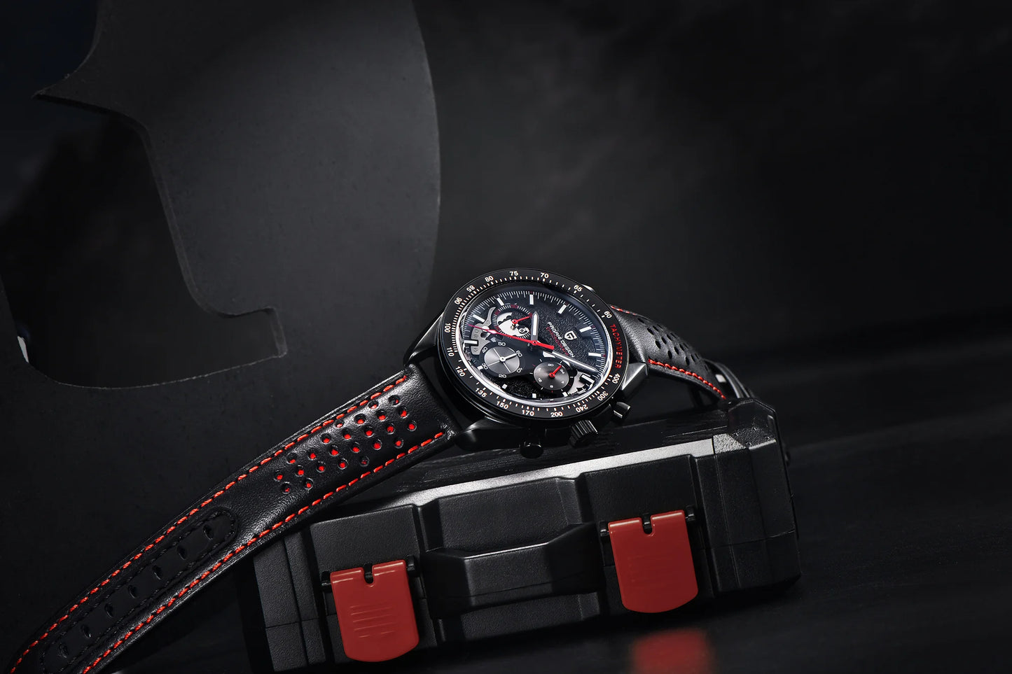 PAGANI DESIGN New 2024 Quartz Men's Watches Moon Top brand Luxury Watch Men Skeleton Sport Chronograph AR Sapphire Wrist Watch